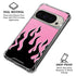 Pink Flames Pixel 9/9 Pro Clear Case